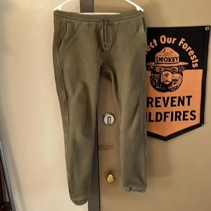 Taylor Stitch Apres Pant Olive Waffle Size Small